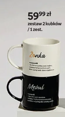 Zestaw 2 kubków Żonka Mężuś promocja w Empik