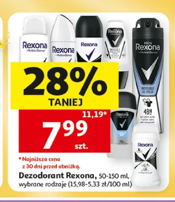 Dezodorant Rexona promocja w Auchan