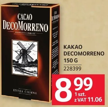 Kakao DecoMorreno 150 g promocja w Selgros