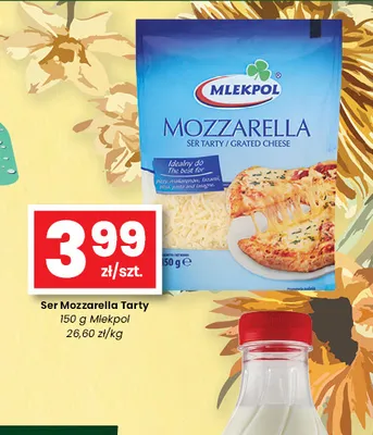 Ser Mozzarella Tarty Mlekpol promocja w emma MARKET
