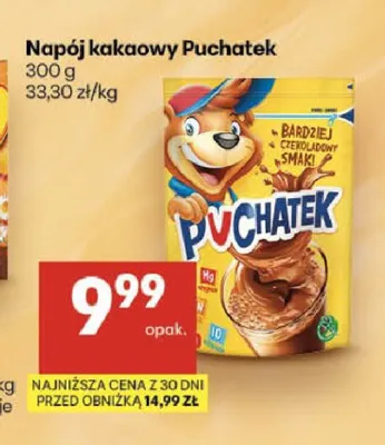 Napój kakaowy Puchatek promocja w Delikatesy Centrum