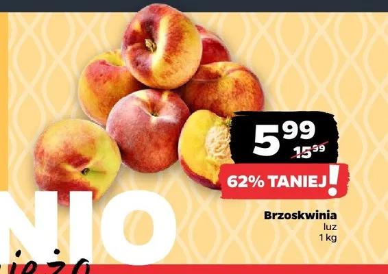 Brzoskwinie promocja w Netto