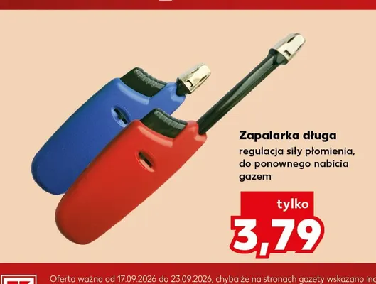 Zapalarka długa promocja w Kaufland