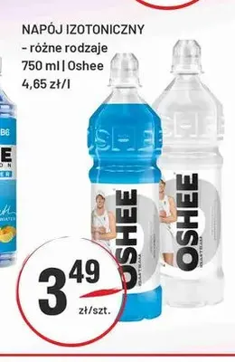 Napój izotoniczny Oshee promocja w Sedal