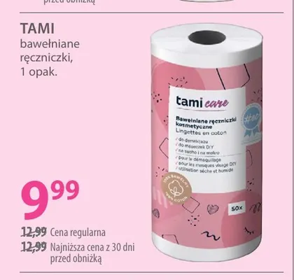 Bawełniane ręczniczki Tami promocja w Hebe