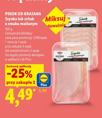 Schab o smaku maślanym Pikok od Krajana promocja w Lidl