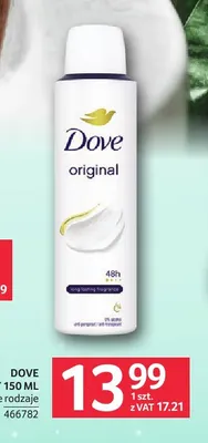 Dezodorant spray Dove promocja w Selgros