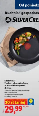 Patelnia z odlewu aluminium ze wskaźnikiem nagrzania Ø 20 cm promocja w Lidl