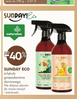 Artykuły gospodarstwa domowego Sunday Eco promocja w Super-Pharm