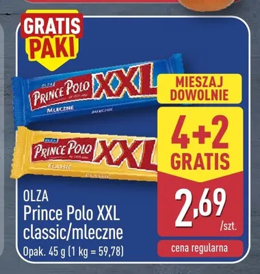 Prince Polo XXL classic Olza promocja w Aldi
