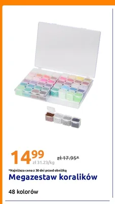 Megazestaw koralików promocja w Action