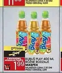 Napój Kubuś Play 400ml promocja w Wafelek