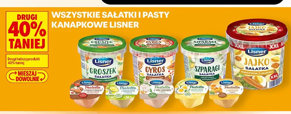 Pasta Pastella z podgrzybkiem Lisner promocja w Biedronka