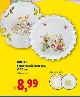 Serwetka wielkanocna promocja w Lidl