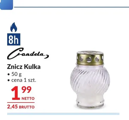 Znicz Kulka Candela promocja w Makro