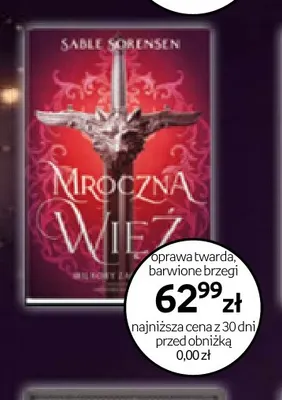 Książka Mroczna więź Sable Sorensen promocja w Empik