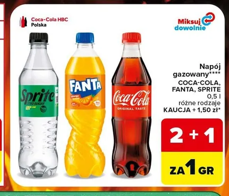 Napój gazowany Fanta promocja w Carrefour Market