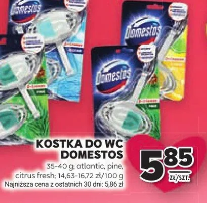 Kostka do WC Domestos promocja w Stokrotka