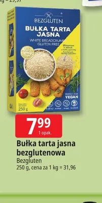 Bułka tarta jasna bezglutenowa Bezgluten promocja w Leclerc