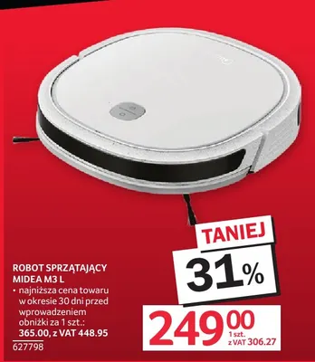 Robot sprzątający Midea M3 l promocja w Selgros