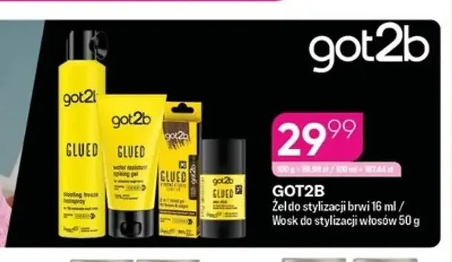 Żel do stylizacji brwi Got2b promocja w Drogerie Koliber