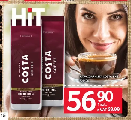Kawa ziarnista Costa Coffee Mocha Italia promocja w Selgros