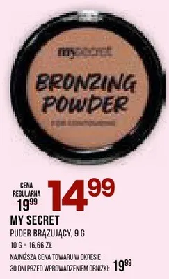 Puder brązujący, 9g promocja w Drogerie Natura
