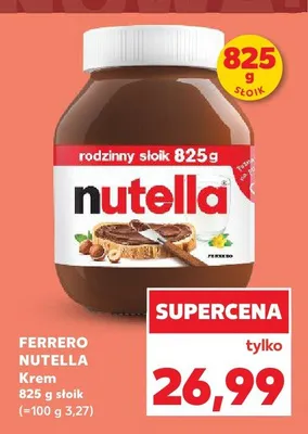 Krem Nutella Ferrero promocja w Kaufland