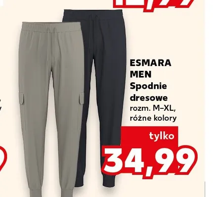 Spodnie dresowe męskie Esmara promocja w Kaufland