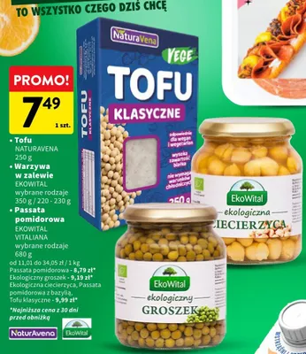 Tofu klasyczne NaturaVena promocja w Intermarche