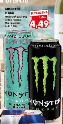 Napój energetyzujący Monster Ultra Vice Guava promocja w Kaufland