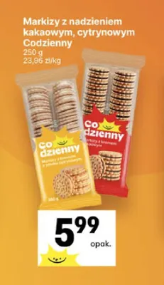 Markizy z nadzieniem kakaowym Codzienny promocja w Delikatesy Centrum