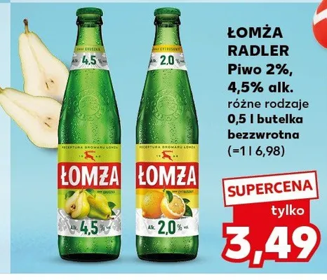 Piwo 2%, 4,5% alk. różne rodzaje promocja w Kaufland