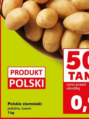 Ziemniaki polskie jadalne luzem promocja w Kaufland