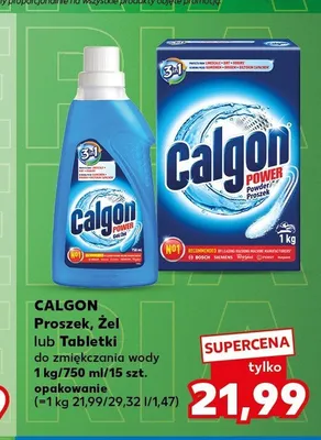 Proszek do zmiękczania wody Calgon promocja w Kaufland
