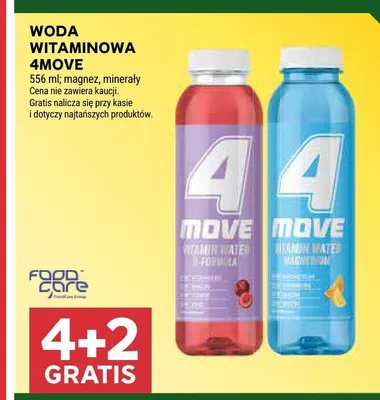 Woda witaminowa 4MOVE L-Formula promocja w Stokrotka