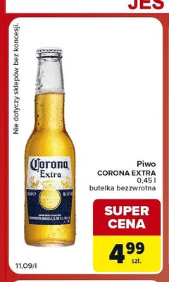 Piwo Corona Extra promocja w Carrefour Market