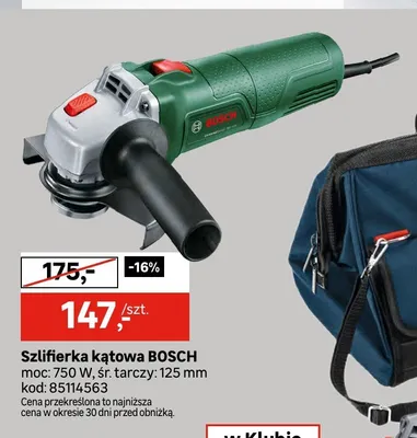 Szlifierka kątowa Bosch promocja w Leroy Merlin