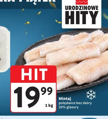 Mintaj polędwice bez skóry promocja w Intermarche