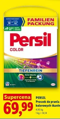 Proszek do prania kolorowych tkanin Persil promocja w Lidl
