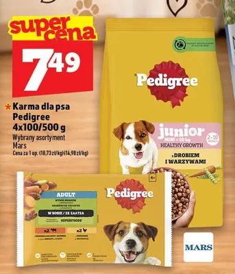 Karma dla psa Pedigree promocja w TOPAZ
