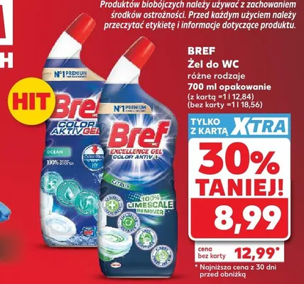Żel do WC Bref promocja w Kaufland