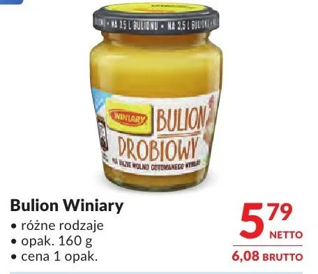 Bulion Winiary różne rodzaje promocja w Makro