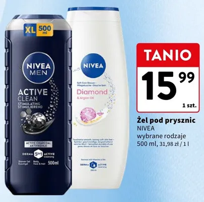 Żel pod prysznic NIVEA promocja w Intermarche