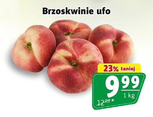 Brzoskwinie UFO promocja w Prim Market