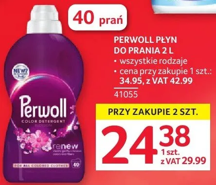 Płyn do prania Perwoll 2 l promocja w Selgros