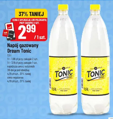 Napój gazowany Dream Tonic promocja w POLOmarket