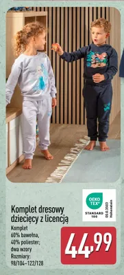 Komplet sportowy dziecięcy L&d promocja w Aldi