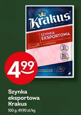 Szynka eksportowa promocja w Żabka