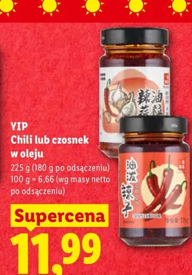Chili w oleju Yip promocja w Lidl